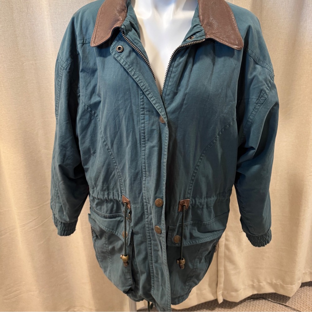 Metropolitan New York 10001 Teal Cotton Barn Chore Jacket L